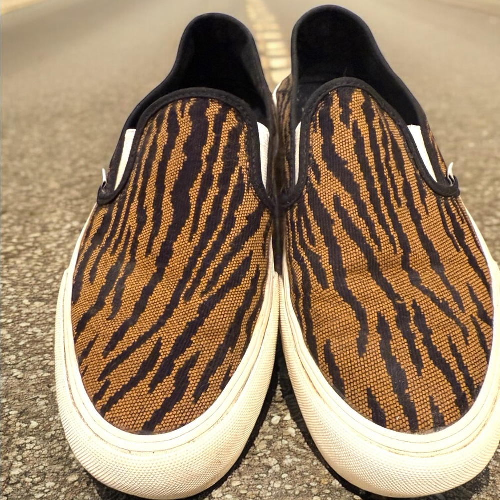 Vans woven Tiger extra cushion slip on